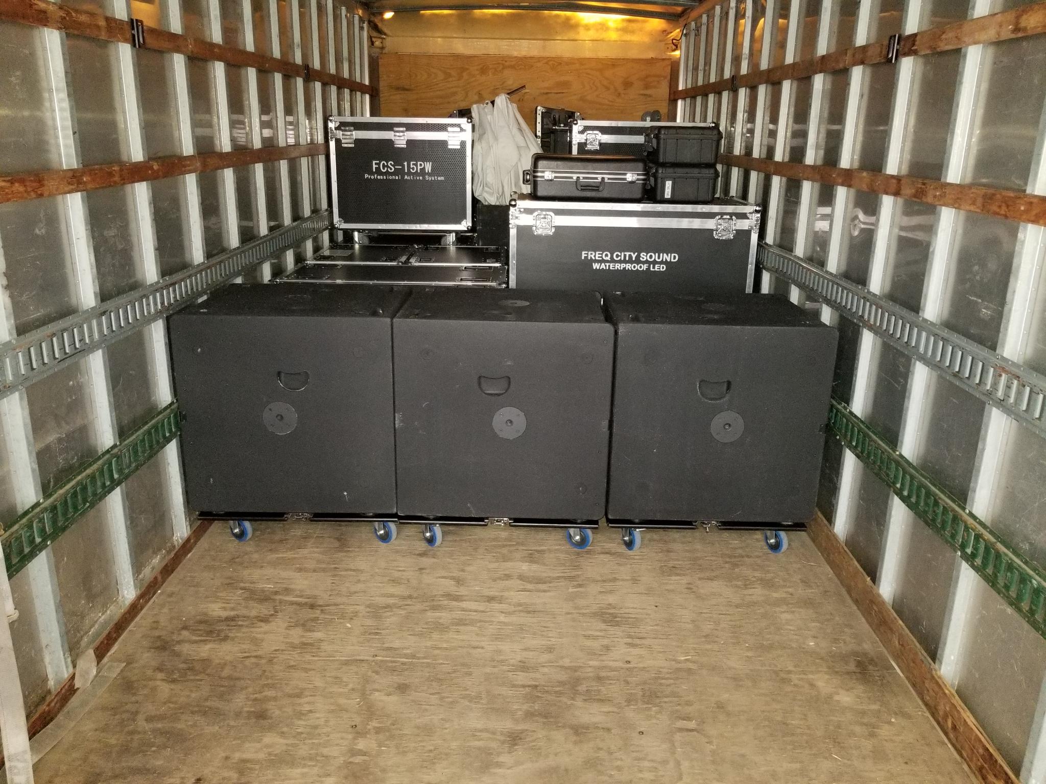 FCS21P-V3 21" Active Sub $1995.00 Each Truck Pack Sub Design