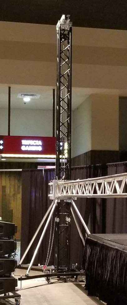 ProX XTP-GSBPACK164 Ground Support Truss Tower Stage Roofing System Package with Top Block, Hinges, Base, Outriggers