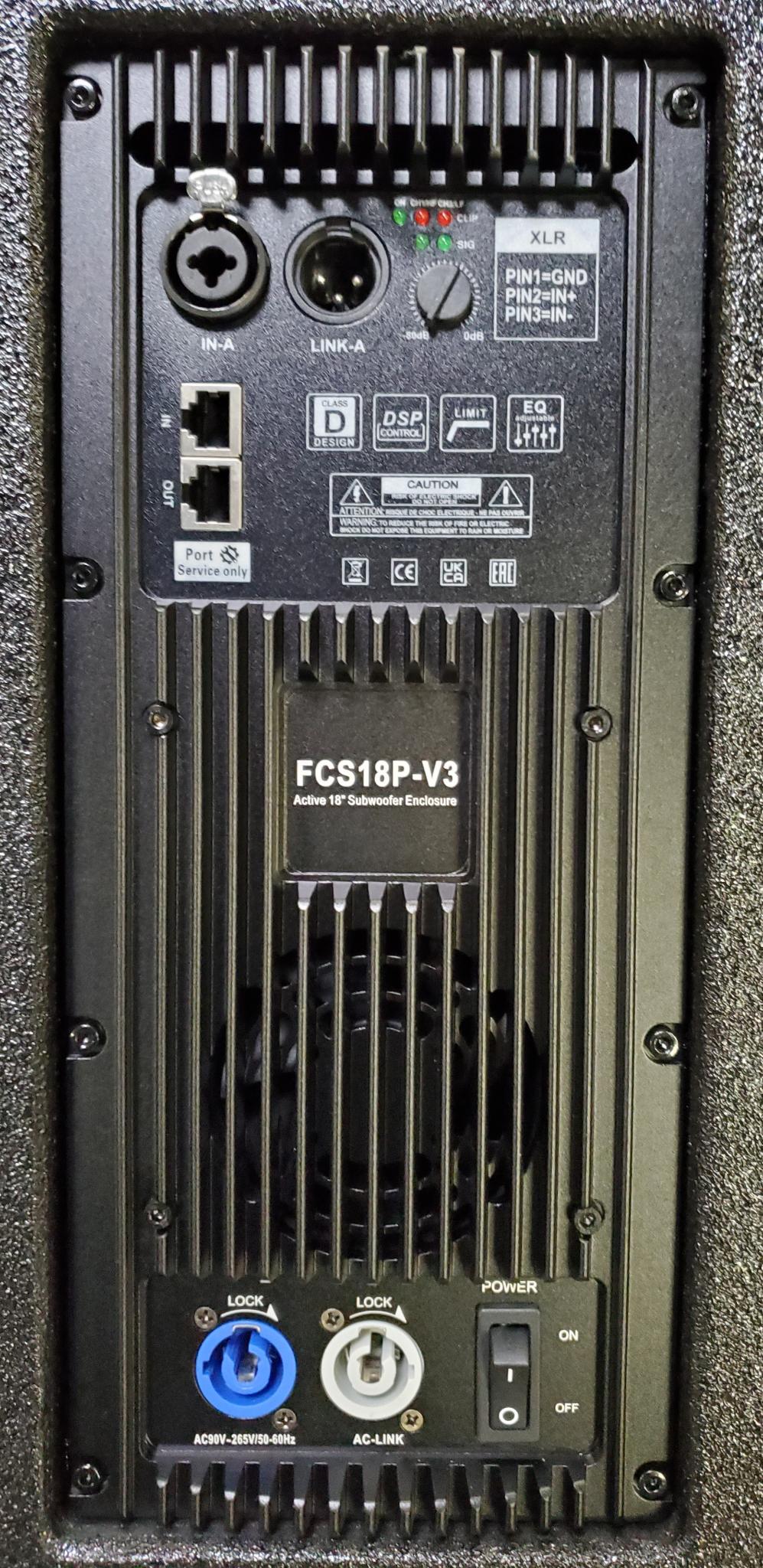 FCS21P-V3 21" Active Sub $1995.00 Each Amp Module
