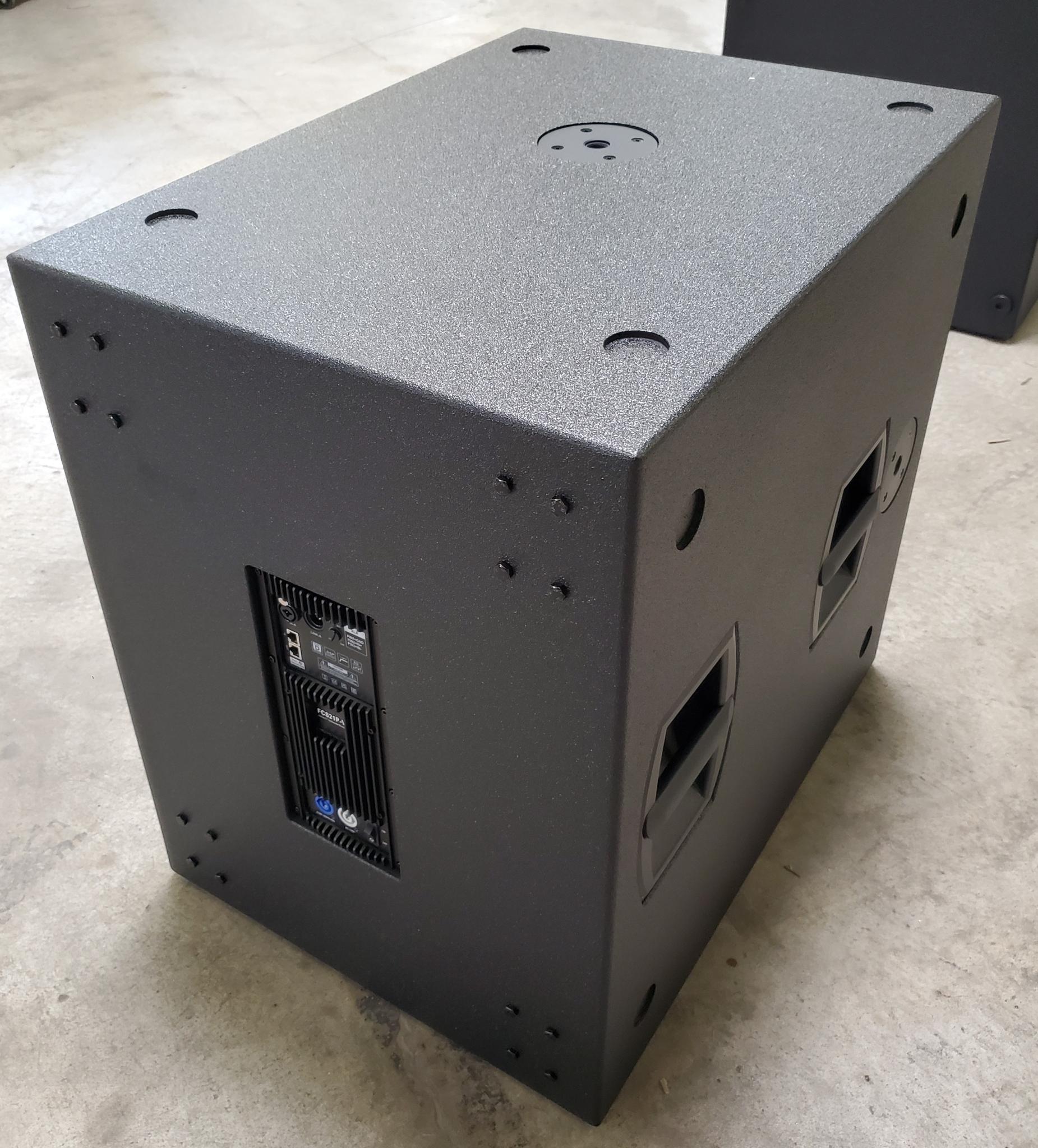 FCS21P-V3 2500W Active Sub $1995 Each side and back view
