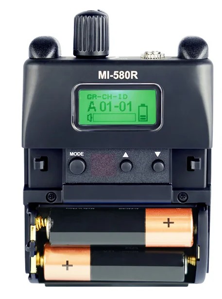 The MI-580R is a 5.8 GHz digital stereo monitor receiver Link to product info